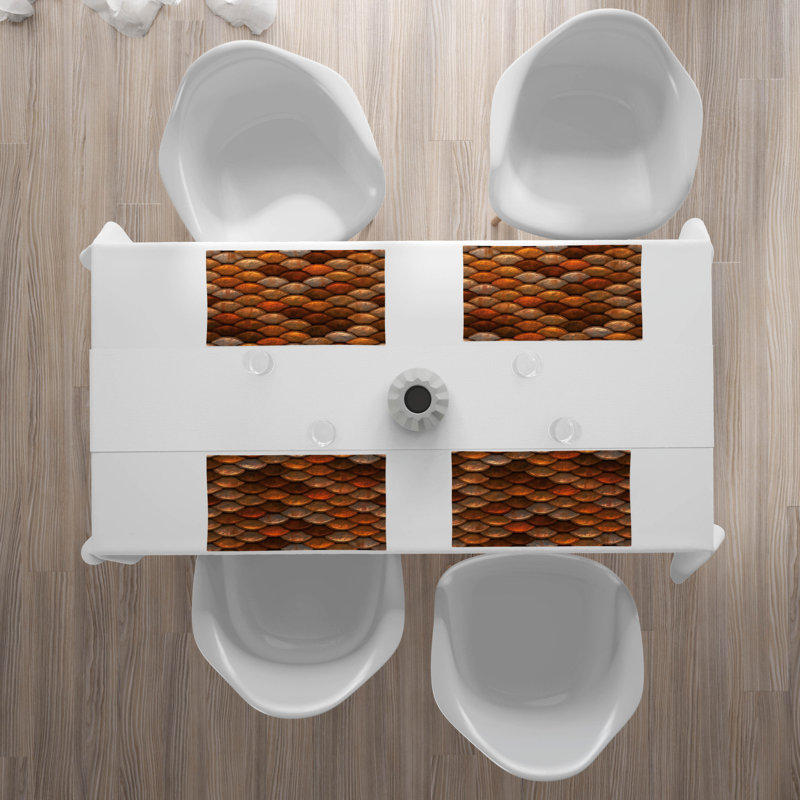 Polyester Geometric Rectangle Placemat