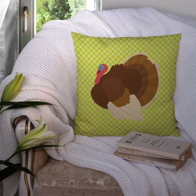 Coussin décoratif extérieur turquie dindon