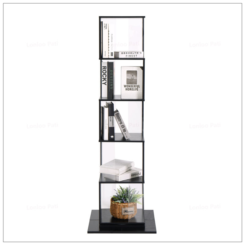 Bibliothèque rotative à 5 niveaux, Black