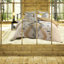 Ensemble de literie moderne en coton au design élégant, parfait pour les chambres confortables