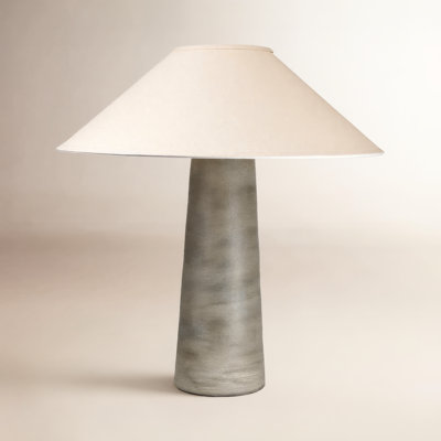 Hemlock Hydrocal Table Lamp