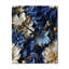 Horloge murale bleue à motif victorien baroque II-1325987618