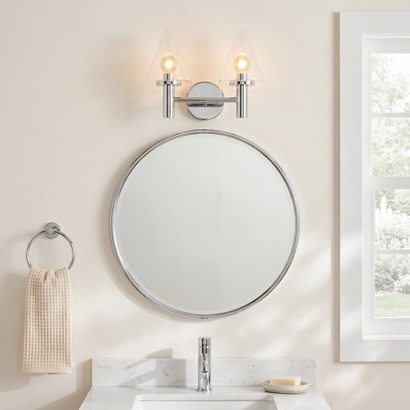 Julep 2 - Light Vanity Light, Polished Chrome
