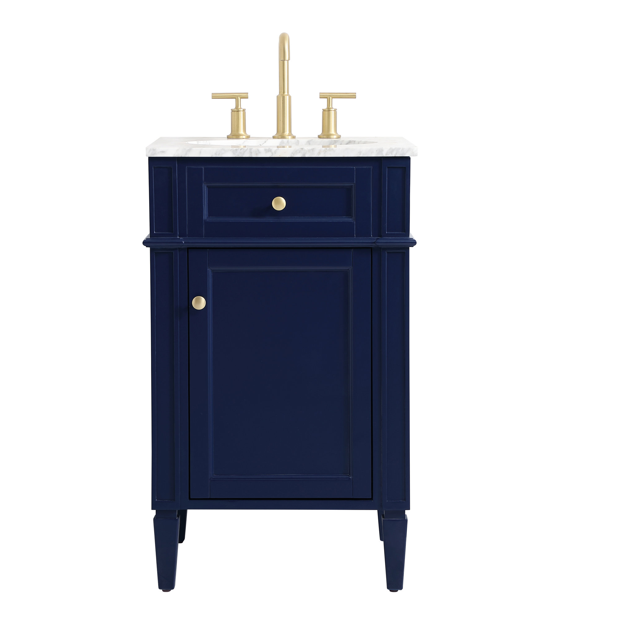Rivers 21'' Single Bathroom Vanity, Blue