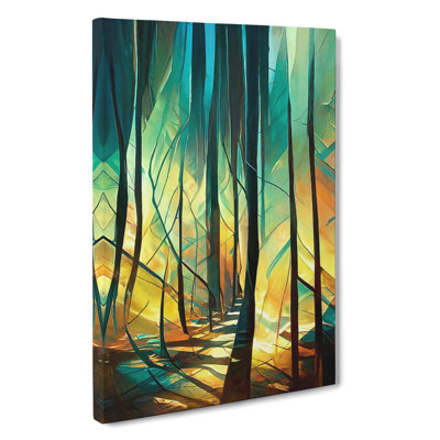 Forest Expressionism No.3 - Wrapped Canvas