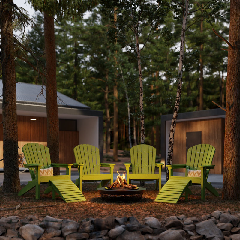 Chaise Adirondack Heritage Sunset, Vert lime