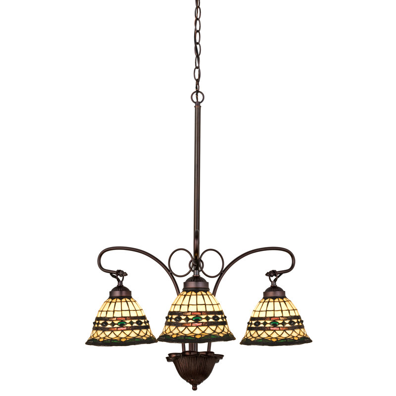 Tiffany 3 - Light Chandelier