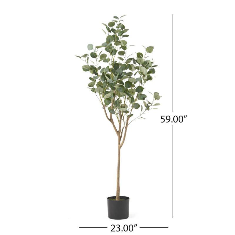 150CM ARTIFICIAL EUCALYPTUS TREE, 59 (in) x 23 (in)