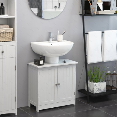 24” Pedestal Sink Bathroom Vanity Cabinet 