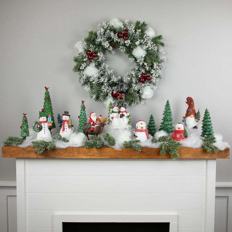 Tree Christmas Tabletop Decoration, 9.5'' H x 3.5'' W x 3.5'' D