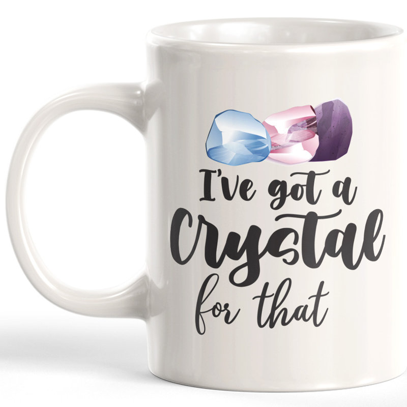J’ai un cristal pour cette tasse à café, 11 oz, Plastique