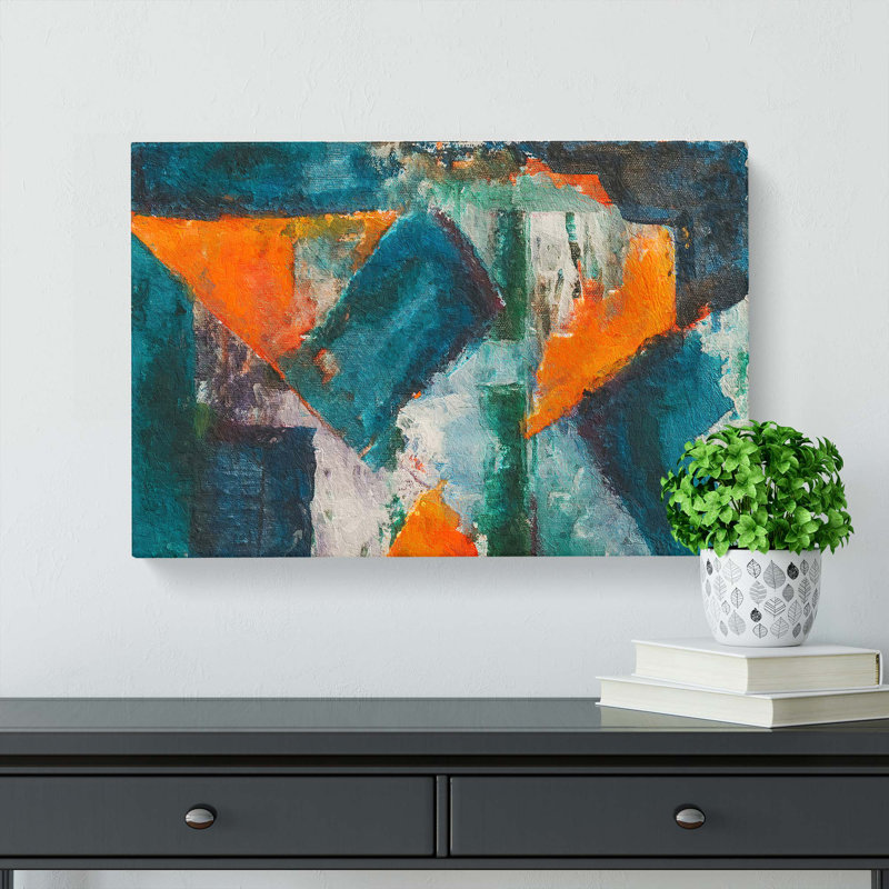 Abstract Art Painting Vol.62 - Wrapped Canvas, 40cm H x 60cm W x 3cm D