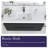 Scottsburg 48'' Single Sink Wall Mounted Bathroom Vanity with Resin Top-1691890982