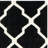 Rodgers Hand Woven Flat Weave Wool/Cotton Geometric Rug in Black/Ivory-283924063