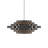 Bunny Williams 6 - Light Dimmable Geometric Chandelier