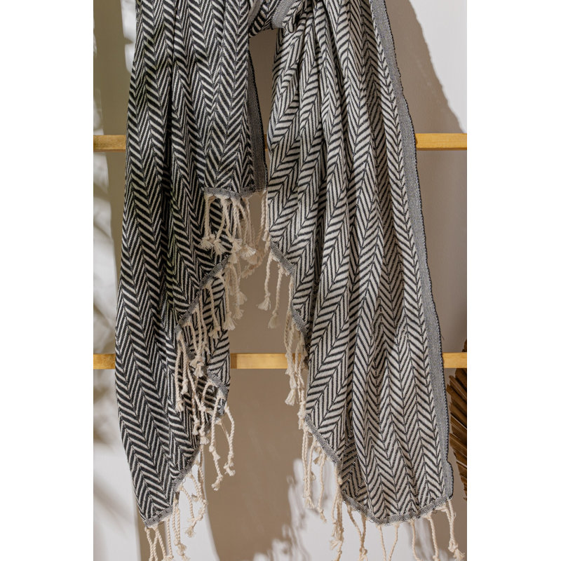 Luxueuse serviette de plage 100% coton Fouta, 39,4 po x 70,9 po | Doux et léger, 7,9 oz / pied carré | Idéal pour la plage, la piscine et le spa | Séchage rapide, entretien facile - lavage délicat à 104 ° F, séchage par culbutage à basse température
