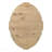 Oak Finish 47" Round Dining Table