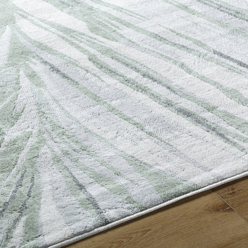 Boho Cream/Green/Grey, Rectangle 200 x 275cm