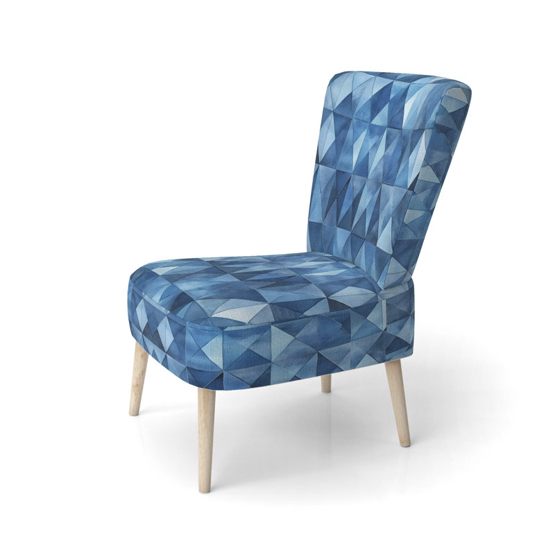 Chaise rembourrée Abstract, Side Chair Armless