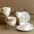 Gem Cut Bone China Espresso Cup