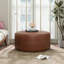 Repose-pieds rembourré rond-723345389