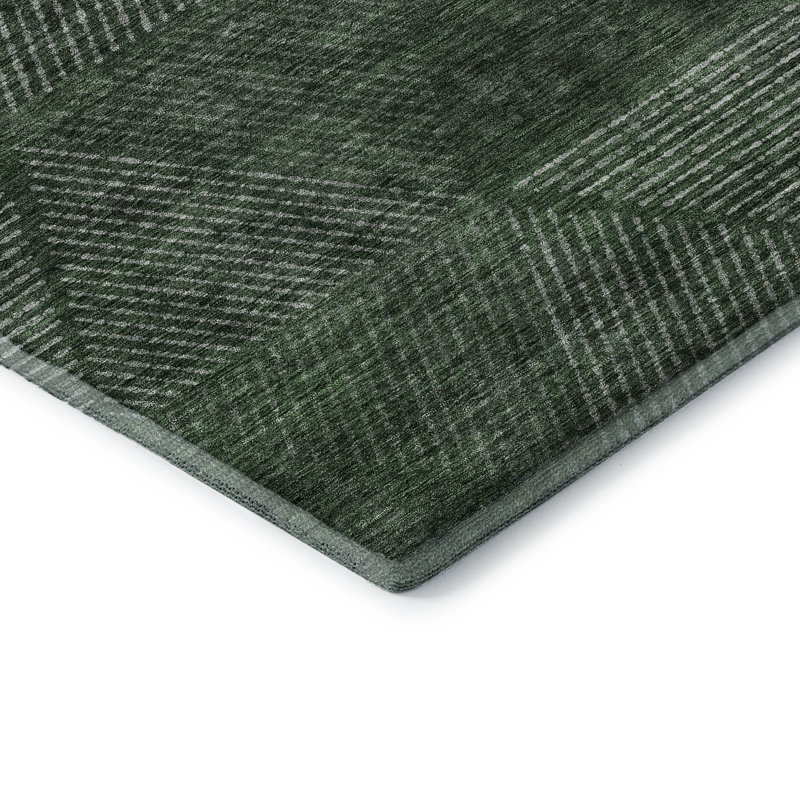 Premium Machine Washable Prisco Fern Rug, Runner 2'3" x 7'6"