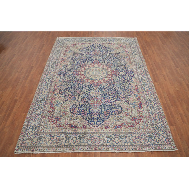 Tapis bleu 8 x 11