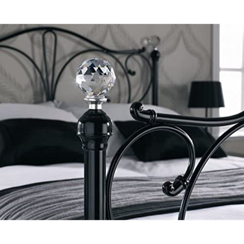 Alizah UK Double - DE 135 X 190 Cm Bed, Black