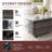 Rectangular Wicker Adjustable Outdoor Dining Table-94394880-94394879