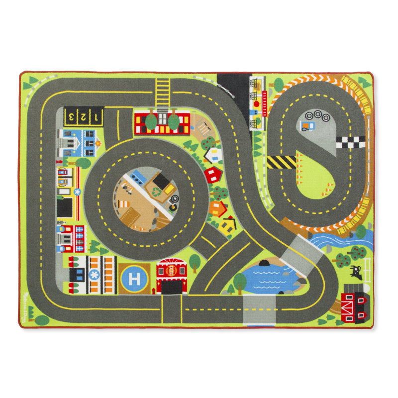 4.65'' L 80% Fabric, 10% Wood, 4% Plastic, 4% Paint, 2% Metal Playmat