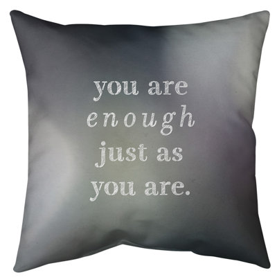 You Are Enough Floor Pillow