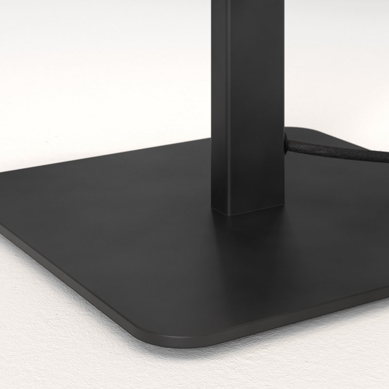 Beaumont Standard Lamp, Black, Polycotton