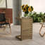 Table de bout en C brun