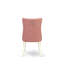 Ensemble de table de salle à manger 5 pièces composé d'une table de cuisine rectangulaire et de 4 chaises rembourrées en tissu polyester, lin blanc-470259027-470259029
