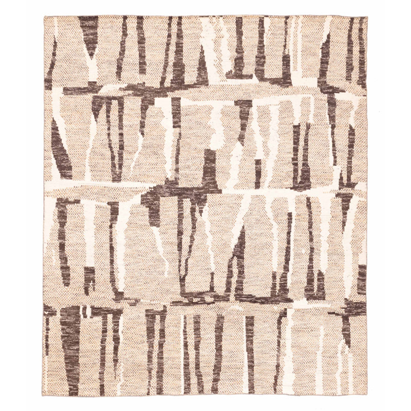 Tapis brun clair Tangier 8 pi 5 po x 9 pi 11 po