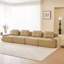 Canapé modulaire de 153 po pour salon en tissu de velours côtelé de 153 po, canapé 4 places avec assise profonde-216828266