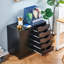 Lakeley 78.5 cm W 5 -Drawer Filing Cabinet