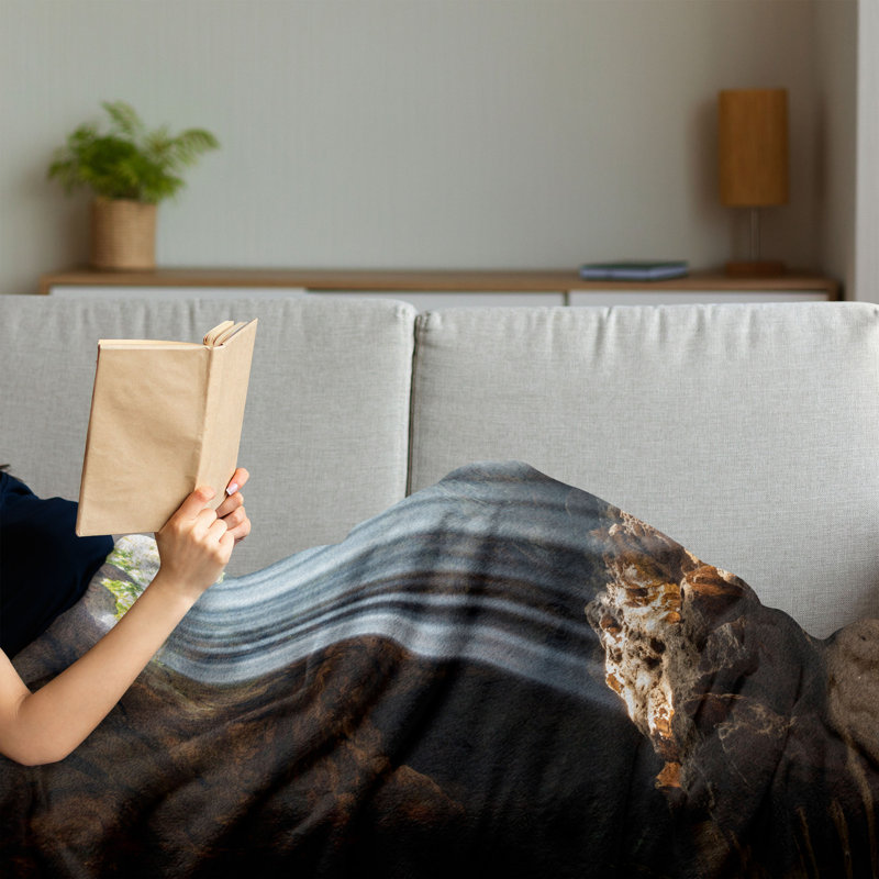 Hand Woven Throw Blanket, 50" x 70"