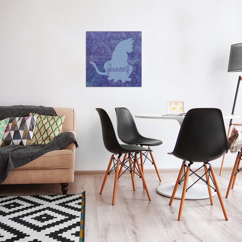 « cat » par erin clark, impression sur toile, H 37 po x l 37 po x P 1,5 po, Toile tendue, Pas de tapis
