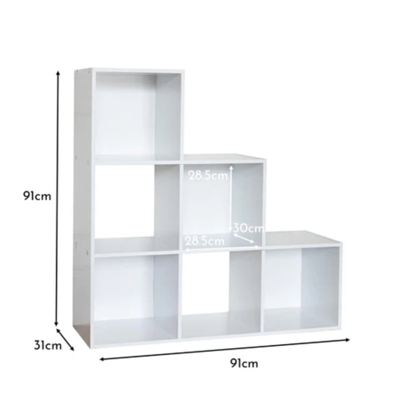 Northville Step Bookcase, No Basket