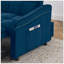 Loveseats Sofa Bed With Pull-Out Bed,Adjsutable Back And Two Arm Pocket,Typec And USB Charging With Copper Nail,Blue (47"X53"X31")-2026353253