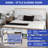 Farmhouse Rustic Platform Bed-2006095959-2006095956