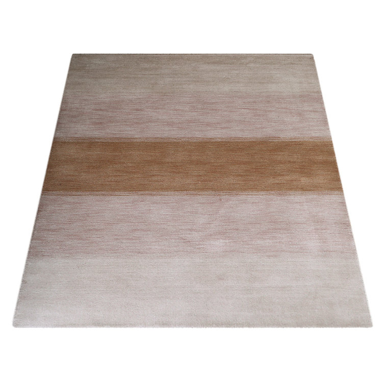 Christena Hand Knotted Loom Wool Eco-Friendly Area Rugs - Beige Color | Contemporary Design | Area Rugs for living room, bedroom