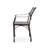 Cast Dining Chair For Patio, Aluminium Material, 17.74 Lb, 31.5'' H, 23.79'' W, 21.81'' D, Bronze Main Color, Floral - Decorated Outdoor , Accented Design