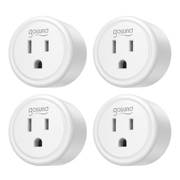 Gosund Smart Plug 120-Volt 1-Outlet Indoor Smart Plug (4-Pack) in