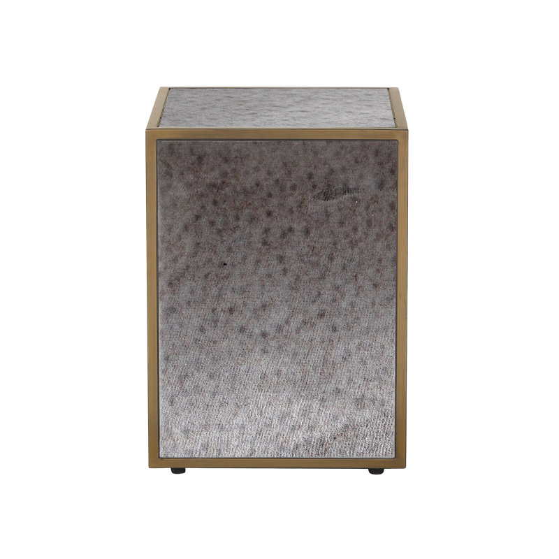 Glass Top End Table