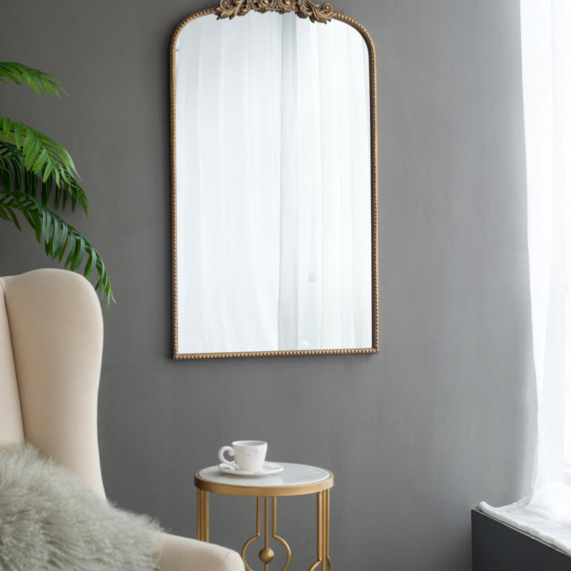 Classic Design Mirror, Gold, 41.7" x 24"