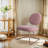 Striking Armless Accent Chair-1360967143