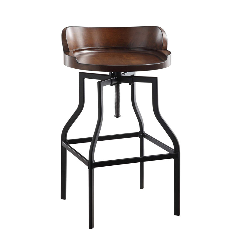 Tabouret de bar Greth, Brun foncé