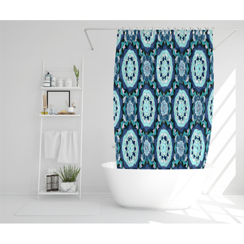 Bumpy Polyester Shower Curtain Set